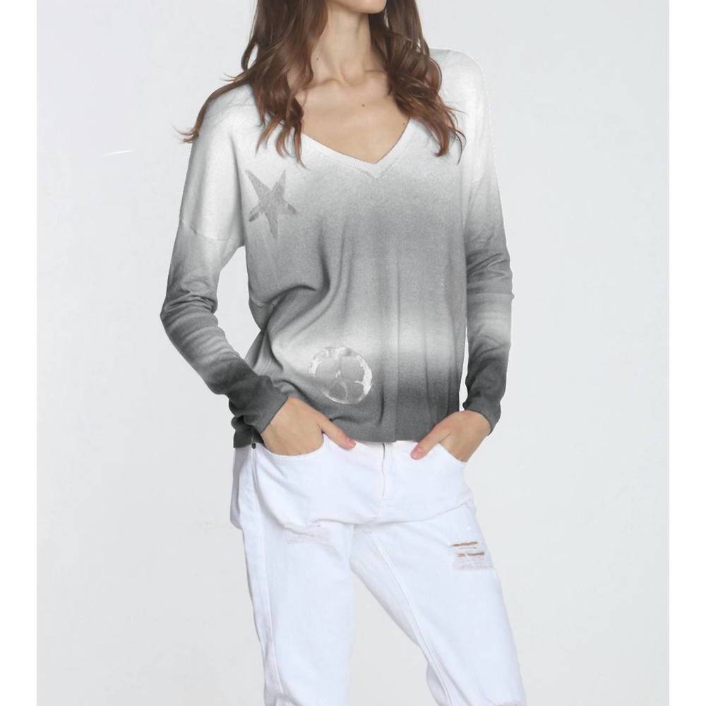 NEW LABEL+THREAD bali sunset top in black ombre